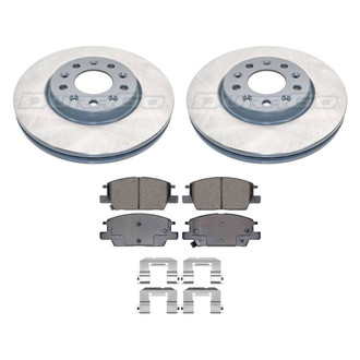 DuraGo® - Plain Front Brake Kit with Ceramic Pads