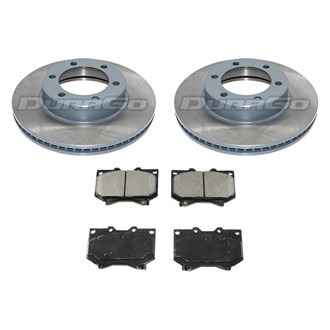 DuraGo® - Plain Front Brake Kit with Ceramic Pads