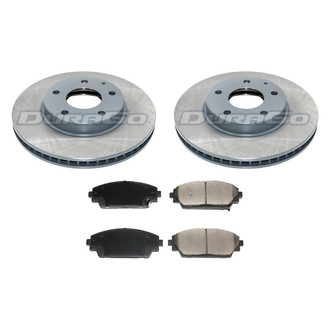 DuraGo® - Plain Front Brake Kit with Ceramic Pads