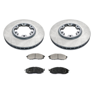 DuraGo® - Plain Front Brake Kit with Ceramic Pads