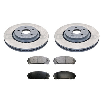 DuraGo® - Plain Front Brake Kit with Ceramic Pads