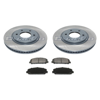 DuraGo® - Plain Front Brake Kit with Ceramic Pads