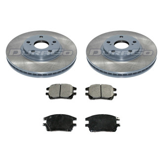 DuraGo® - Plain Front Brake Kit with Ceramic Pads