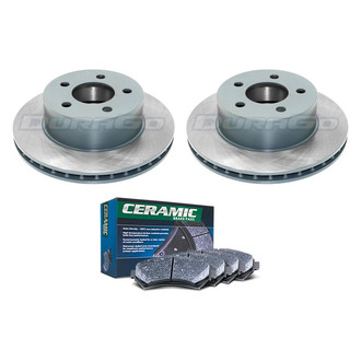 DuraGo® - Plain Front Brake Kit with Ceramic Pads
