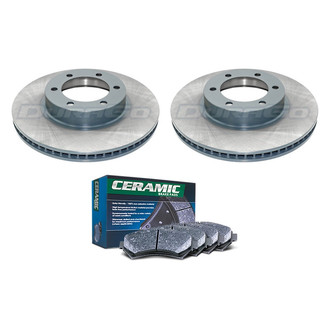 DuraGo® - Plain Front Brake Kit with Ceramic Pads