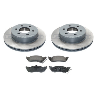 DuraGo® - Plain Front Brake Kit with Ceramic Pads