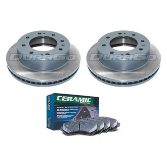 DuraGo® - Plain Front Brake Kit with Ceramic Pads