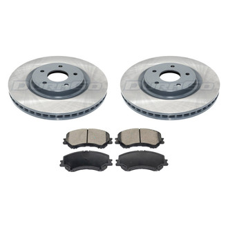 DuraGo® - Plain Front Brake Kit with Ceramic Pads