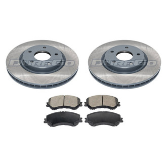 DuraGo® - Plain Front Brake Kit with Ceramic Pads