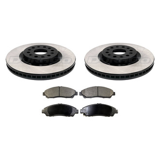 DuraGo® - Plain Front Brake Kit with Ceramic Pads