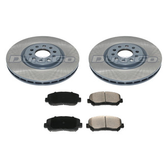 DuraGo® - Plain Front Brake Kit with Ceramic Pads