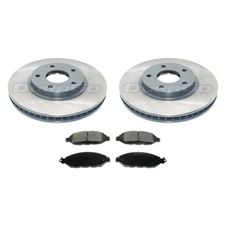 DuraGo® - Plain Front Brake Kit with Ceramic Pads