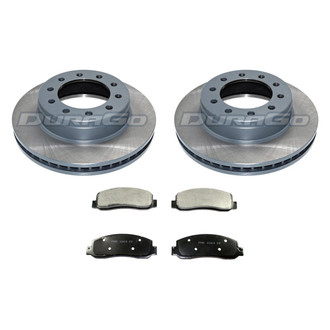 DuraGo® - Plain Front Brake Kit with Ceramic Pads