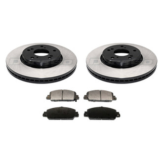 DuraGo® - Plain Front Brake Kit with Ceramic Pads