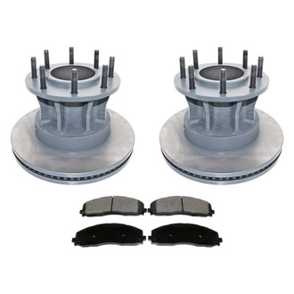 DuraGo® - Plain Front Brake Kit with Ceramic Pads