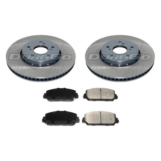 DuraGo® - Plain Front Brake Kit with Ceramic Pads