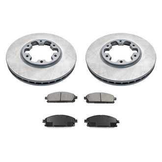 DuraGo® - Plain Front Brake Kit with Ceramic Pads