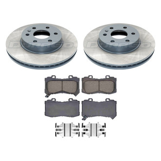 DuraGo® - Plain Front Brake Kit with Ceramic Pads
