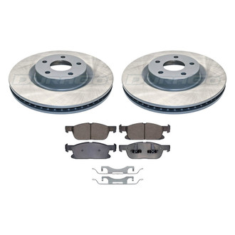 DuraGo® - Plain Front Brake Kit with Ceramic Pads