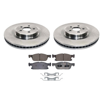 DuraGo® - Plain Front Brake Kit with Ceramic Pads