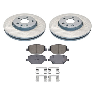 DuraGo® - Plain Front Brake Kit with Ceramic Pads