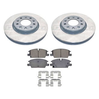 DuraGo® - Plain Front Brake Kit with Ceramic Pads