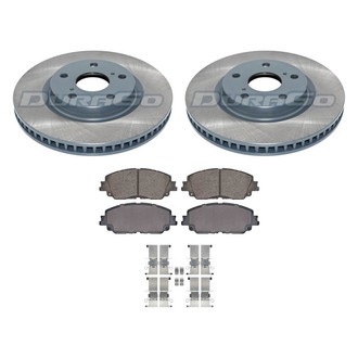 DuraGo® - Plain Front Brake Kit with Ceramic Pads