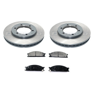 DuraGo® - Plain Front Brake Kit with Ceramic Pads