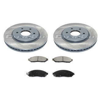 DuraGo® - Plain Front Brake Kit with Ceramic Pads