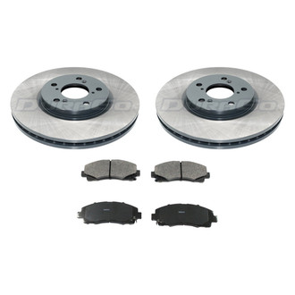 DuraGo® - Plain Front Brake Kit with Ceramic Pads