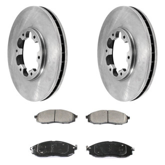 DuraGo® - Plain Front Brake Kit with Ceramic Pads