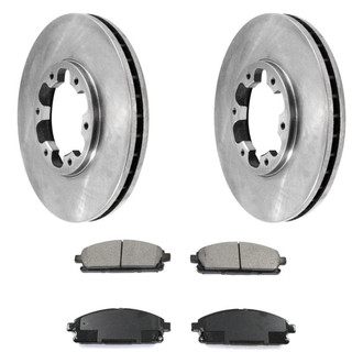 DuraGo® - Plain Front Brake Kit with Ceramic Pads