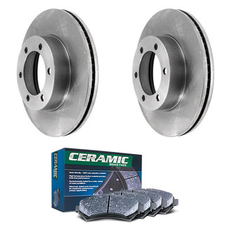 DuraGo® - Plain Front Brake Kit with Ceramic Pads