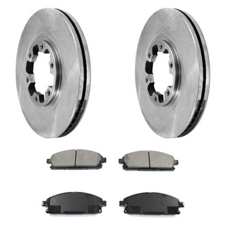 DuraGo® - Plain Front Brake Kit with Ceramic Pads