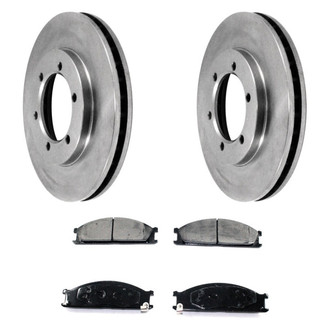 DuraGo® - Plain Front Brake Kit with Ceramic Pads
