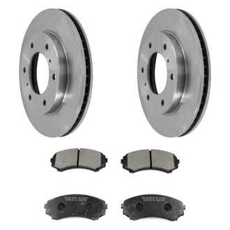 DuraGo® - Plain Front Brake Kit with Ceramic Pads