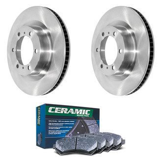 DuraGo® - Plain Front Brake Kit with Ceramic Pads