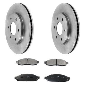 DuraGo® - Plain Front Brake Kit with Ceramic Pads
