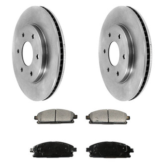 DuraGo® - Plain Front Brake Kit with Ceramic Pads