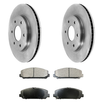 DuraGo® - Plain Front Brake Kit with Ceramic Pads