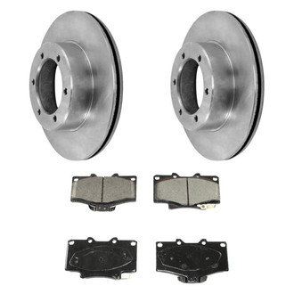 DuraGo® - Plain Front Brake Kit with Ceramic Pads