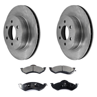 DuraGo® - Plain Front Brake Kit with Ceramic Pads