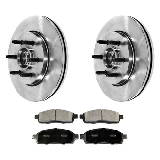 DuraGo® - Plain Front Brake Kit with Ceramic Pads