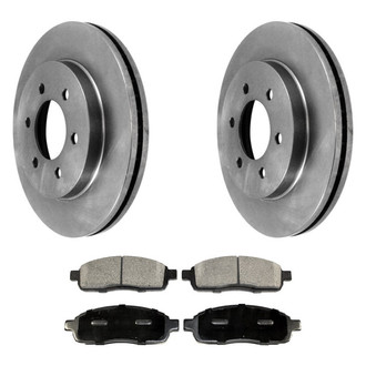 DuraGo® - Plain Front Brake Kit with Ceramic Pads