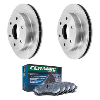 DuraGo® - Plain Front Brake Kit with Ceramic Pads