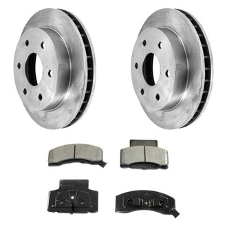 DuraGo® - Plain Front Brake Kit with Ceramic Pads