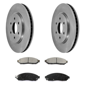 DuraGo® - Plain Front Brake Kit with Ceramic Pads