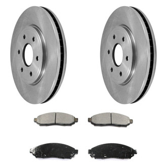 DuraGo® - Plain Front Brake Kit with Ceramic Pads