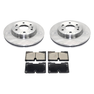 DuraGo® - Plain Front Brake Kit with Ceramic Pads