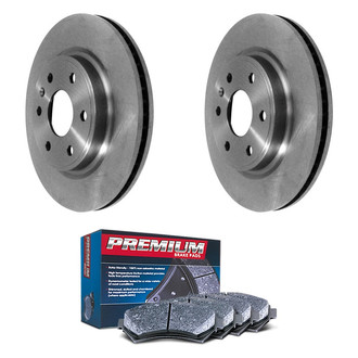 DuraGo® - Premium™ Plain Brake Kit with Semi-Metallic Pads